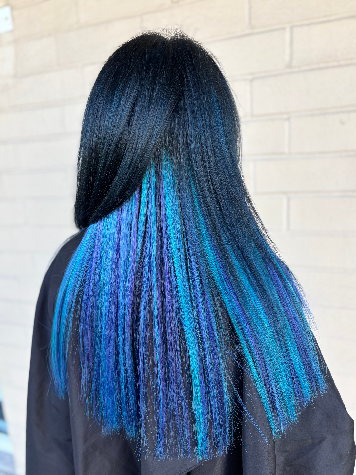 Blue & violet peekaboo