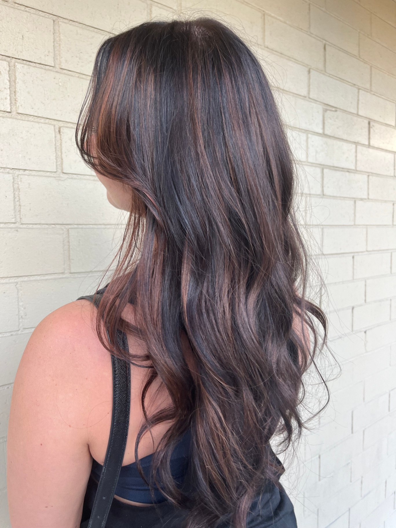 Auburn ribbons on black