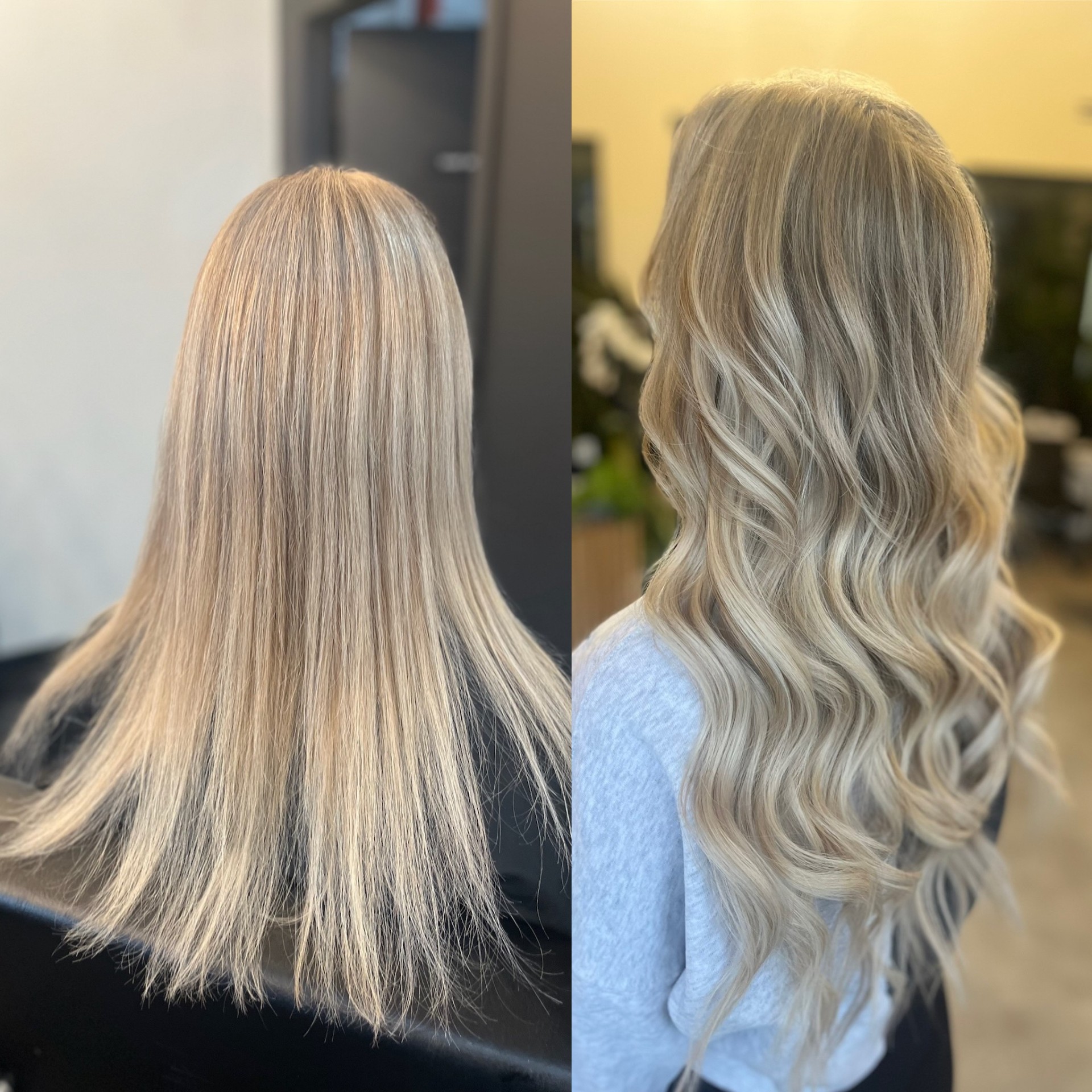 Pearl blonde extension install