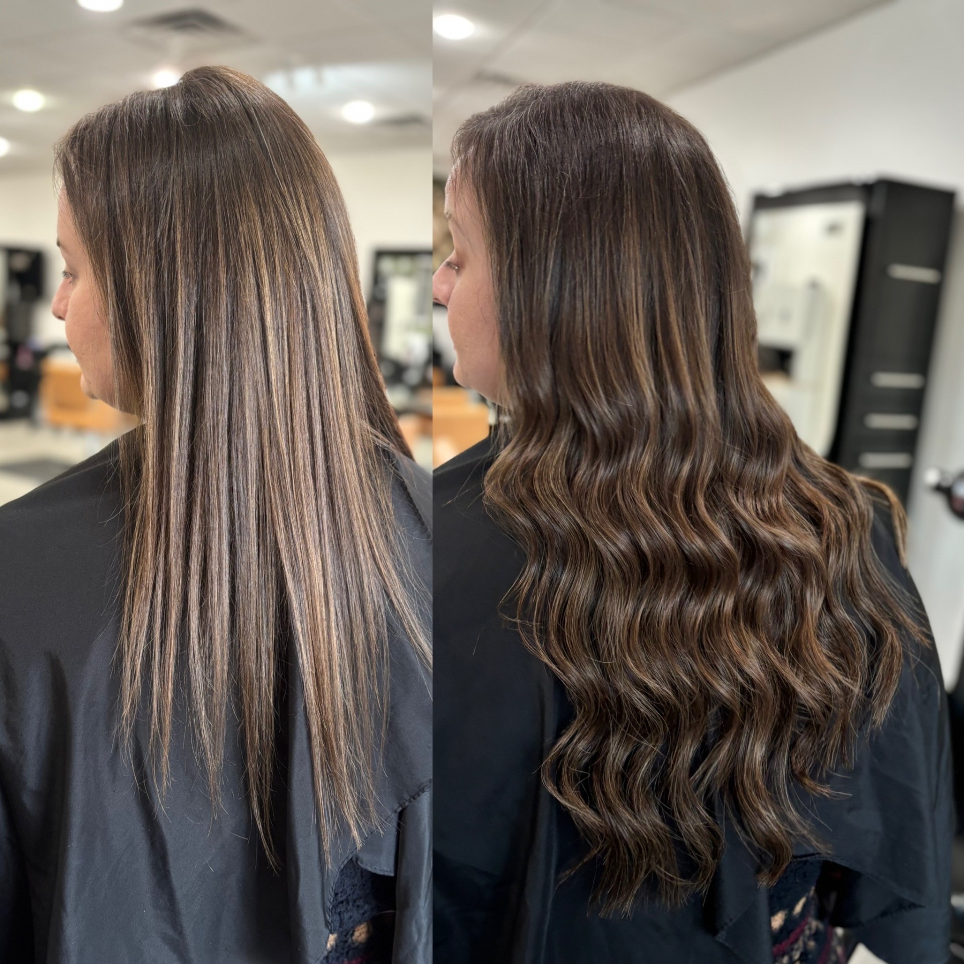 Brunette waves transformation